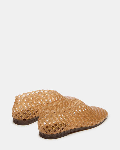 GROVE Tan Square-Toe Jelly Women's Flat - Steve Madden
