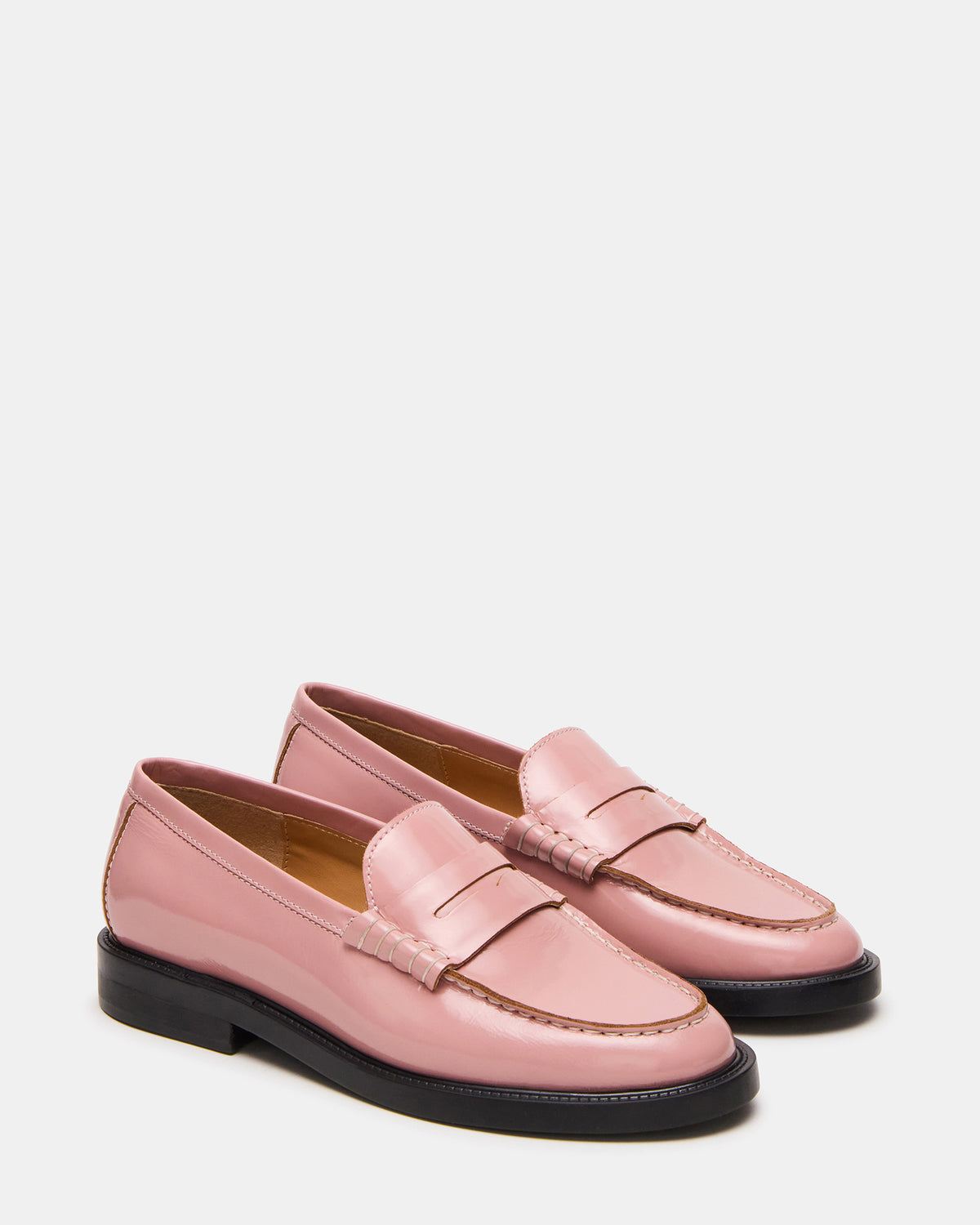 MADISON Light Pink Leather Women's Penny Loafer - Steve Madden