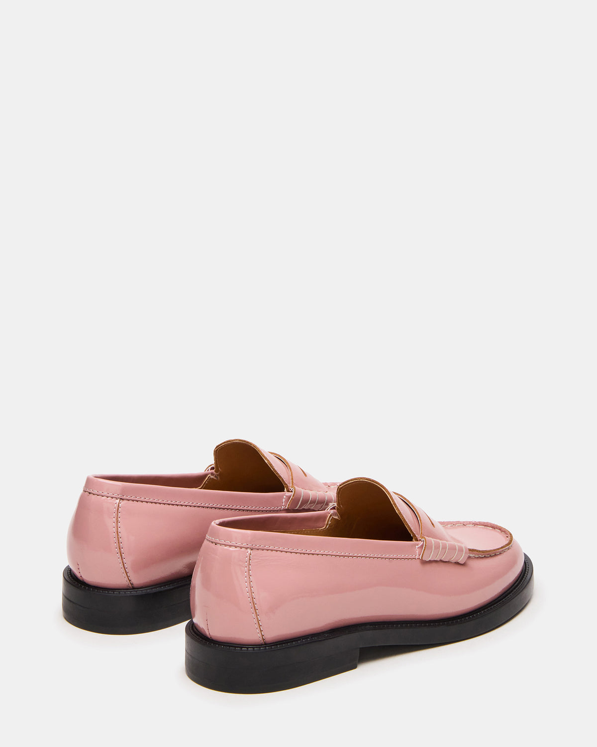MADISON Light Pink Leather Women's Penny Loafer - Steve Madden