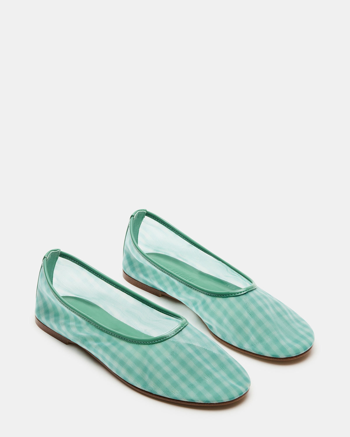 MEADOW Green Multi Mesh Women's Ballet Flats - Steve Madden