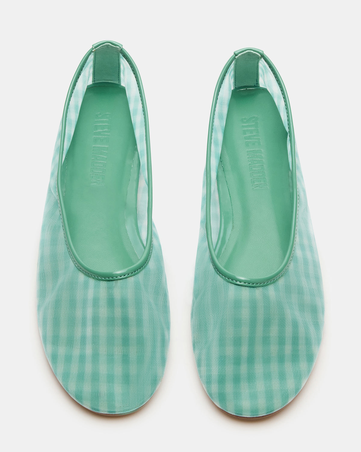 MEADOW Green Multi Mesh Women's Ballet Flats - Steve Madden