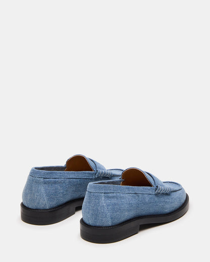 MADISON Denim Fabric Women's Penny Loafer - Steve Madden