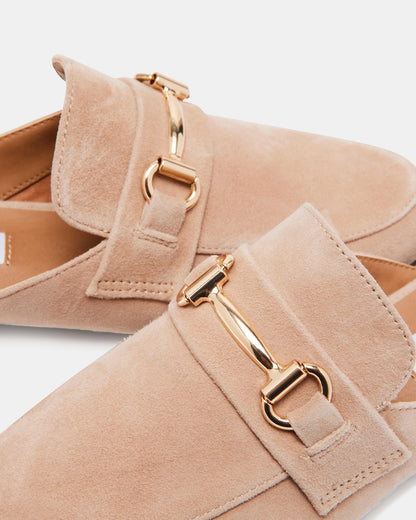 KANDI Camel Suede Women's Designer Loafers - Steve Madden