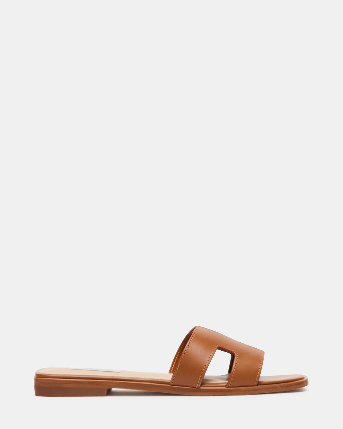 HADYN Cognac Leather Sandal | Women's Designer Sandals - Steve Madden