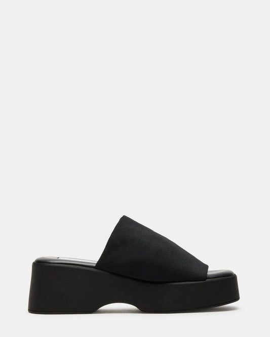 SLINKY30 Black Women's Platform Sandal - Steve Madden