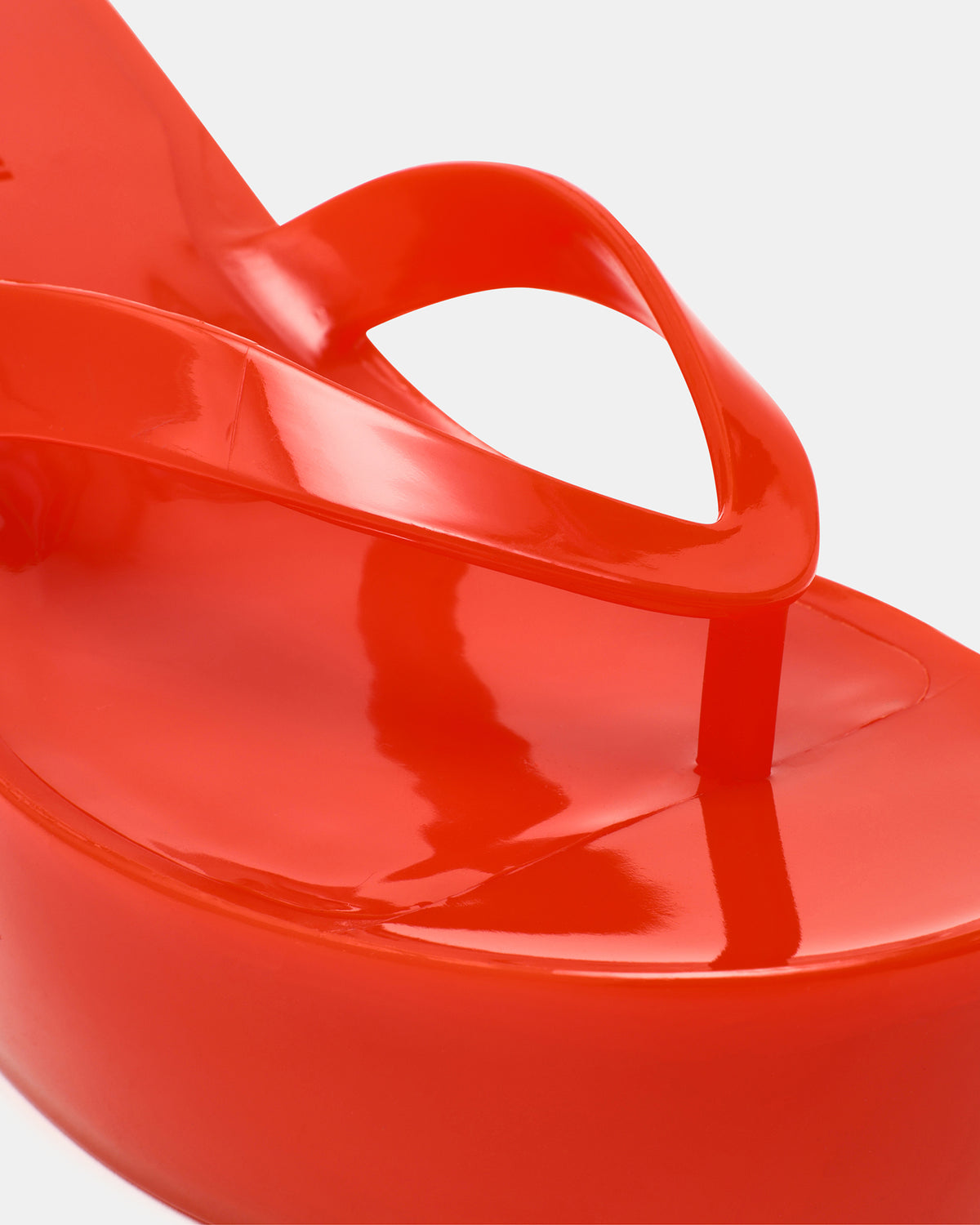 JELLA Red Thong Wedge Women's Platform Sandal - Steve Madden