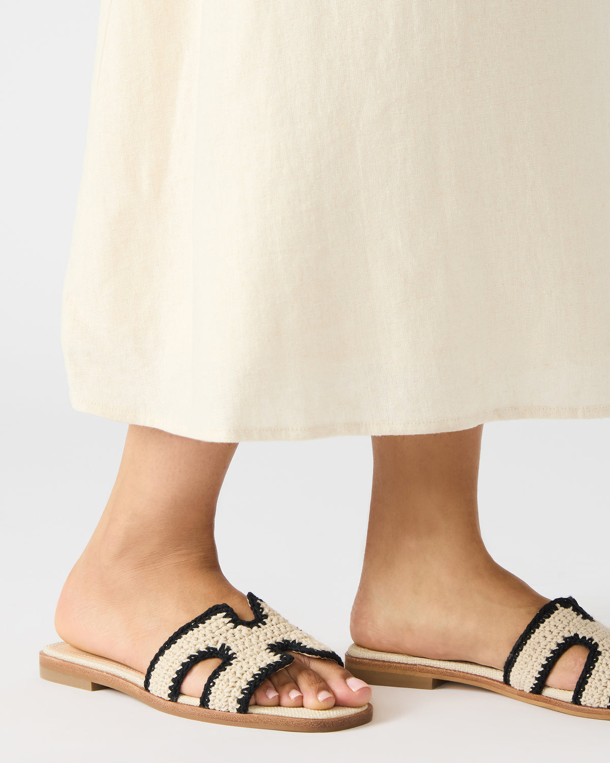 HADYN Cream Multi Sandal | Women's Designer Sandals - Steve Madden