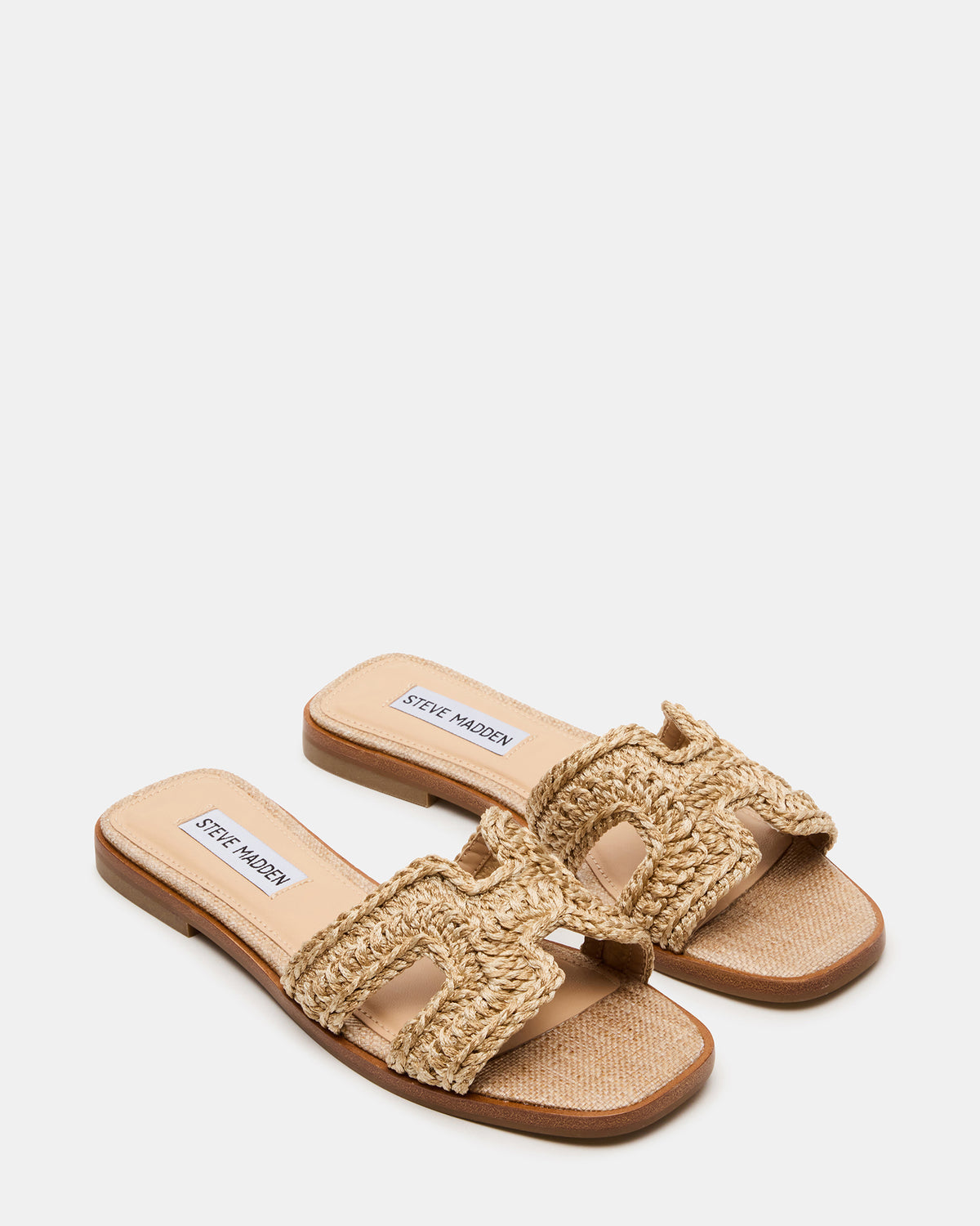 HADYN Crochet Raffia Women's Designer Sandal - Steve Madden