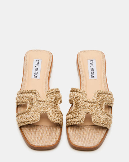 HADYN Crochet Raffia Women's Designer Sandal - Steve Madden