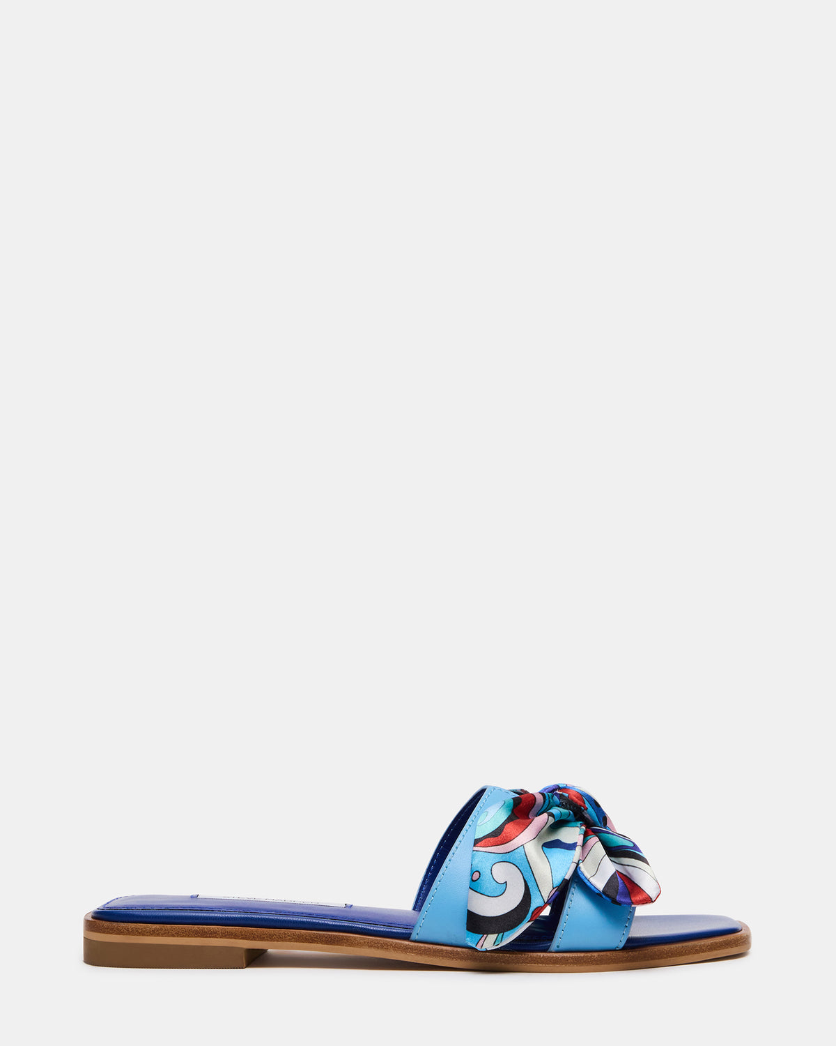 HADYN Blue Scarf Women's Designer Sandal - Steve Madden