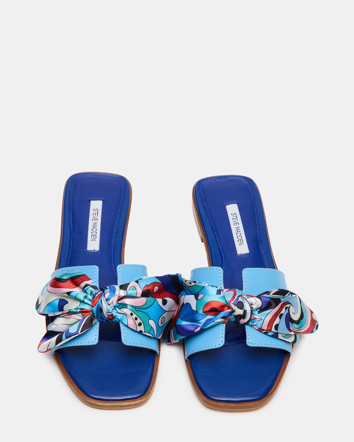 HADYN Blue Scarf Women's Designer Sandal - Steve Madden