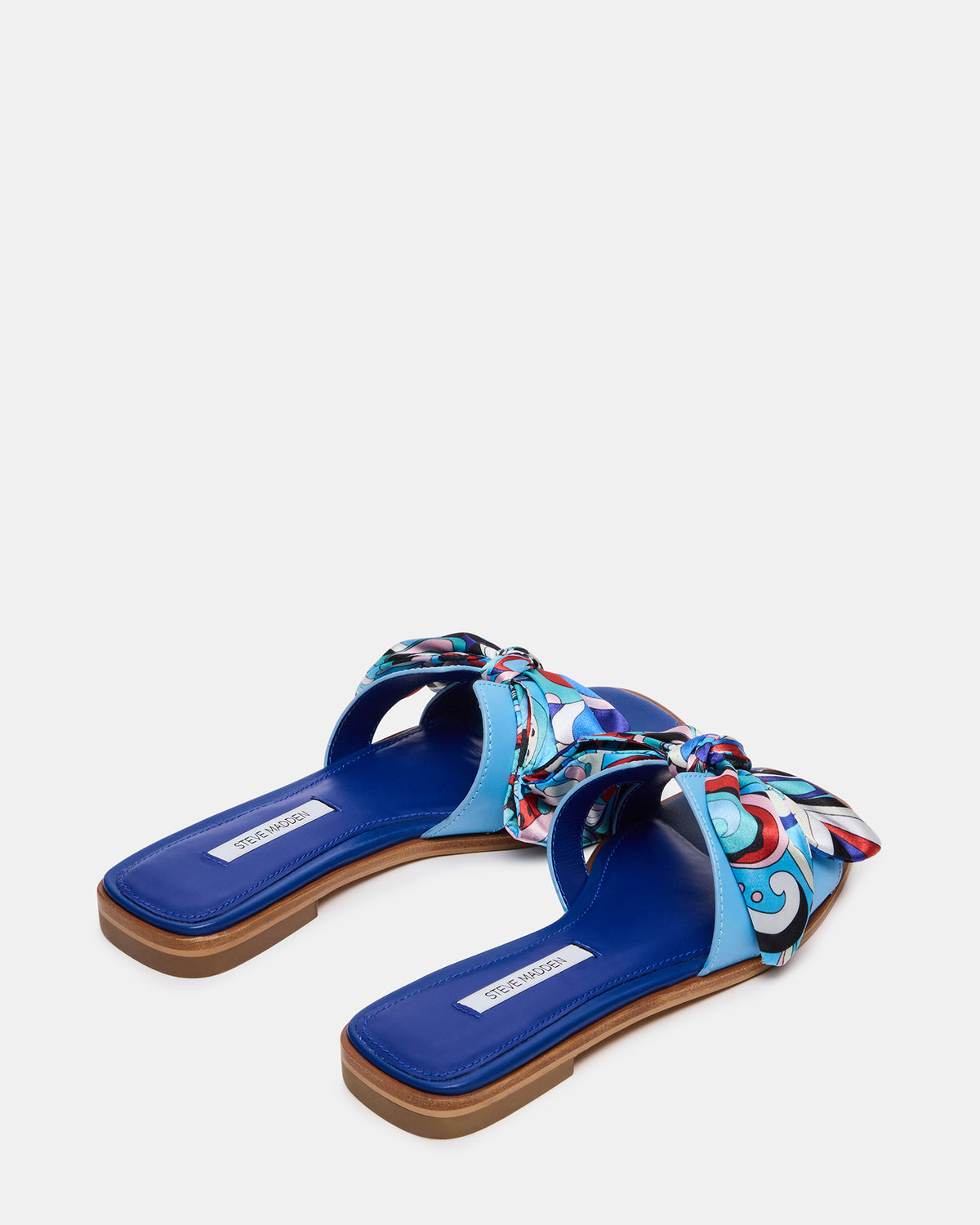 HADYN Blue Scarf Women's Designer Sandal - Steve Madden
