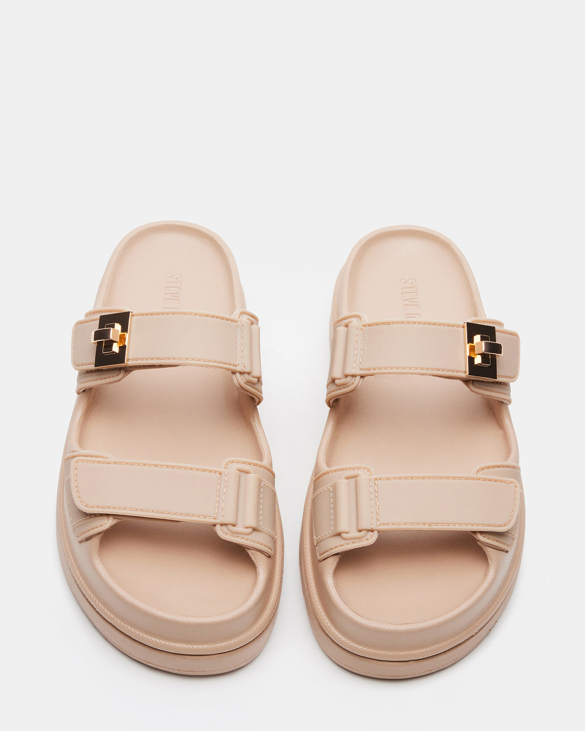 BIGSCHMONA JELLY Natural Women's Platform Slide Sandal - Steve Madden