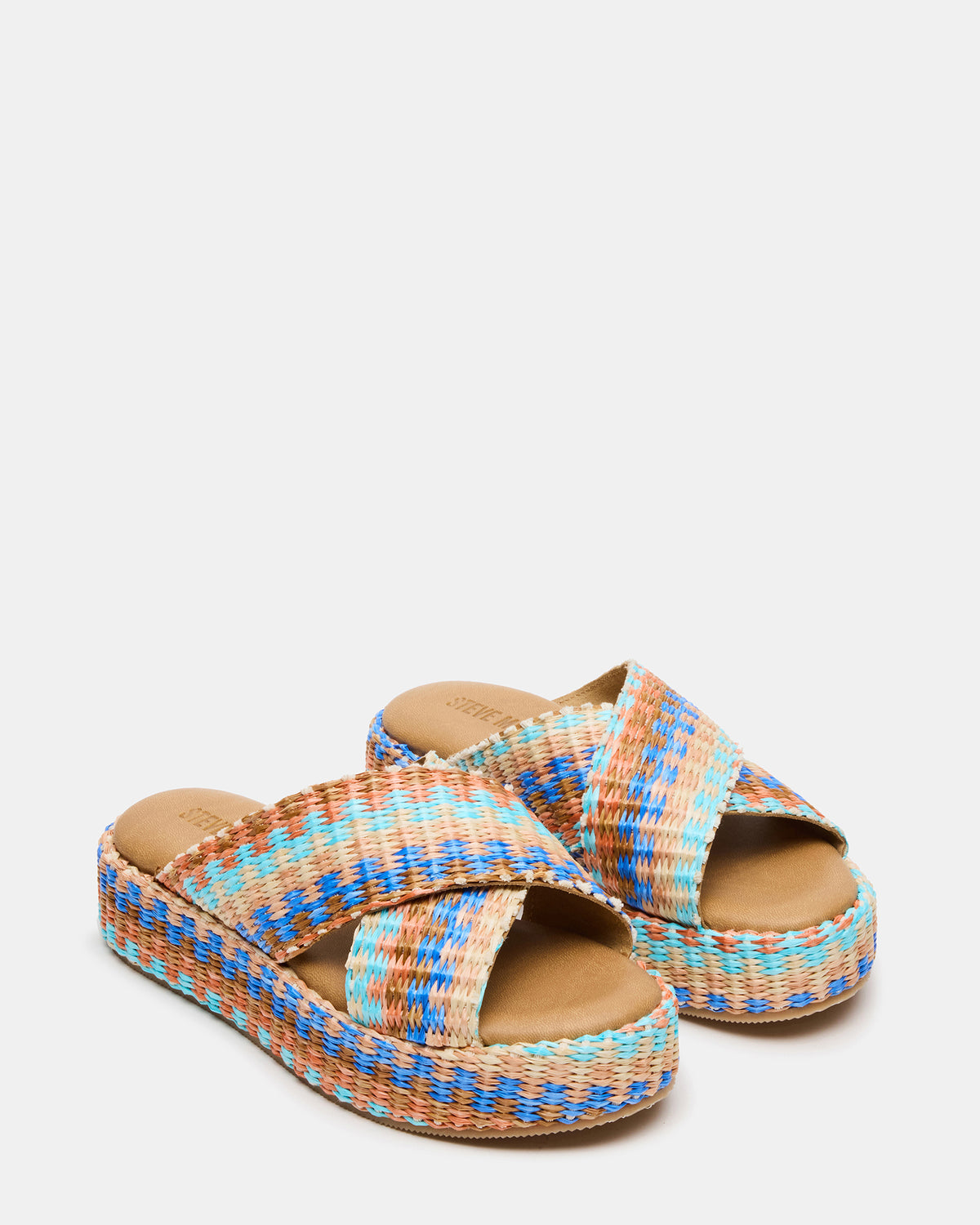 TULUM Raffia Multi Platform Flatform Women's Sandal - Steve Madden
