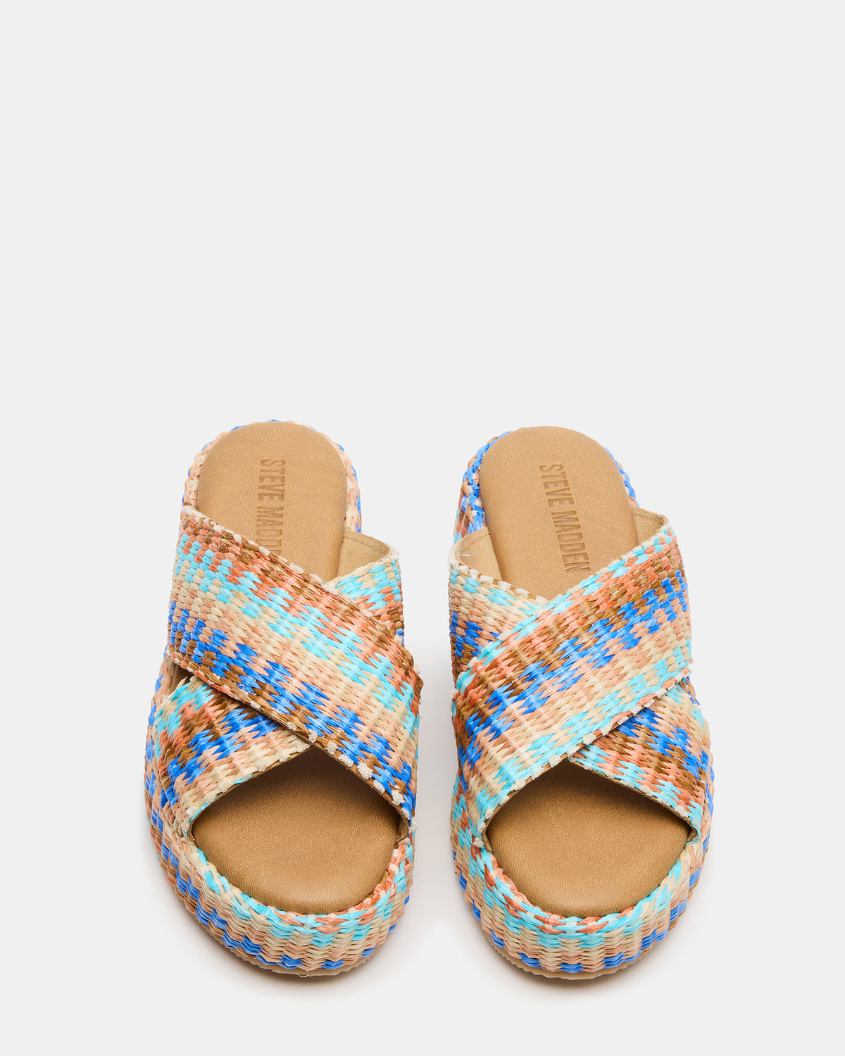 TULUM Raffia Multi Platform Flatform Women's Sandal - Steve Madden