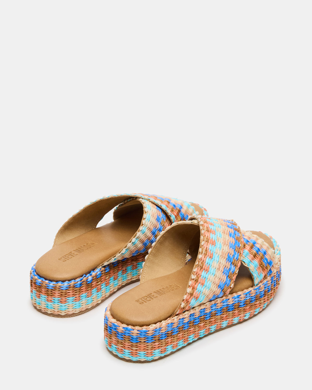 TULUM Raffia Multi Platform Flatform Women's Sandal - Steve Madden