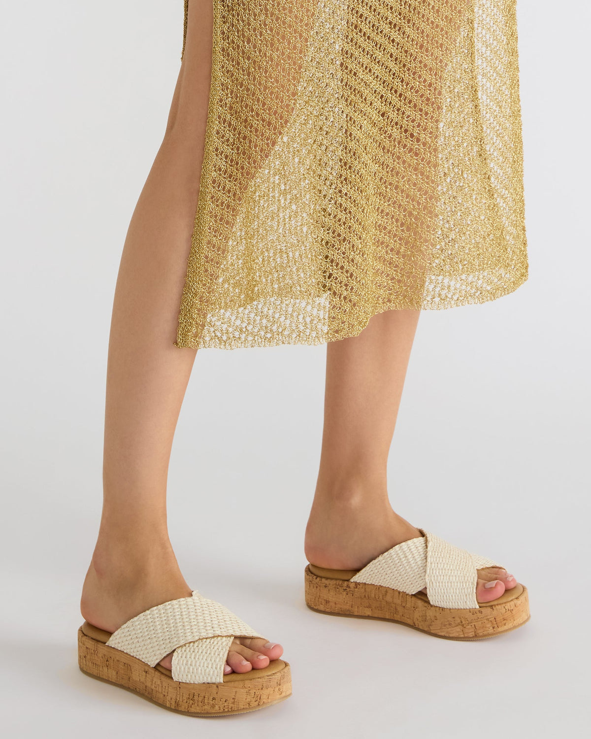 TULUM Raffia Multi Platform Flatform Women's Sandal - Steve Madden