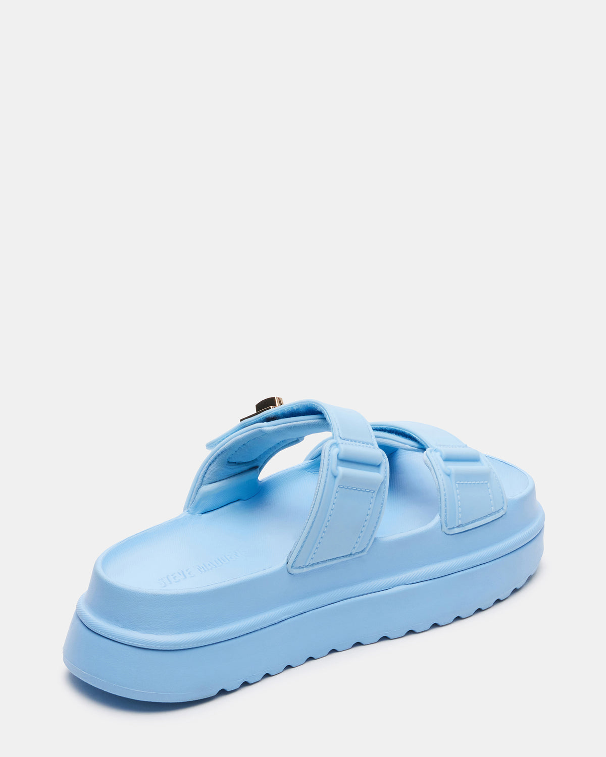 BIGSCHMONA JELLY Light Blue Women's Platform Slide Sandal - Steve Madden