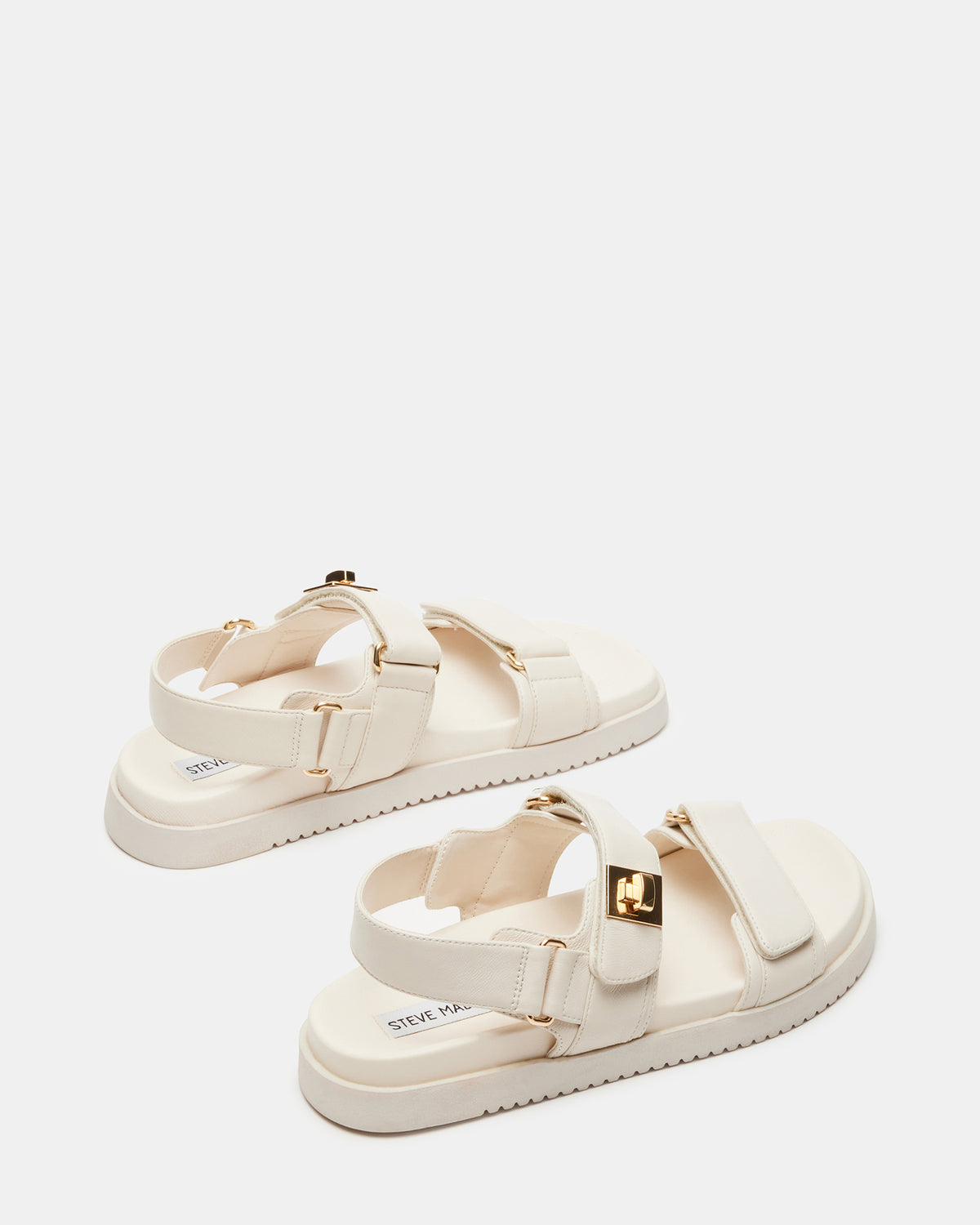MONA Bone Leather Flatform Women's Sandal - Steve Madden