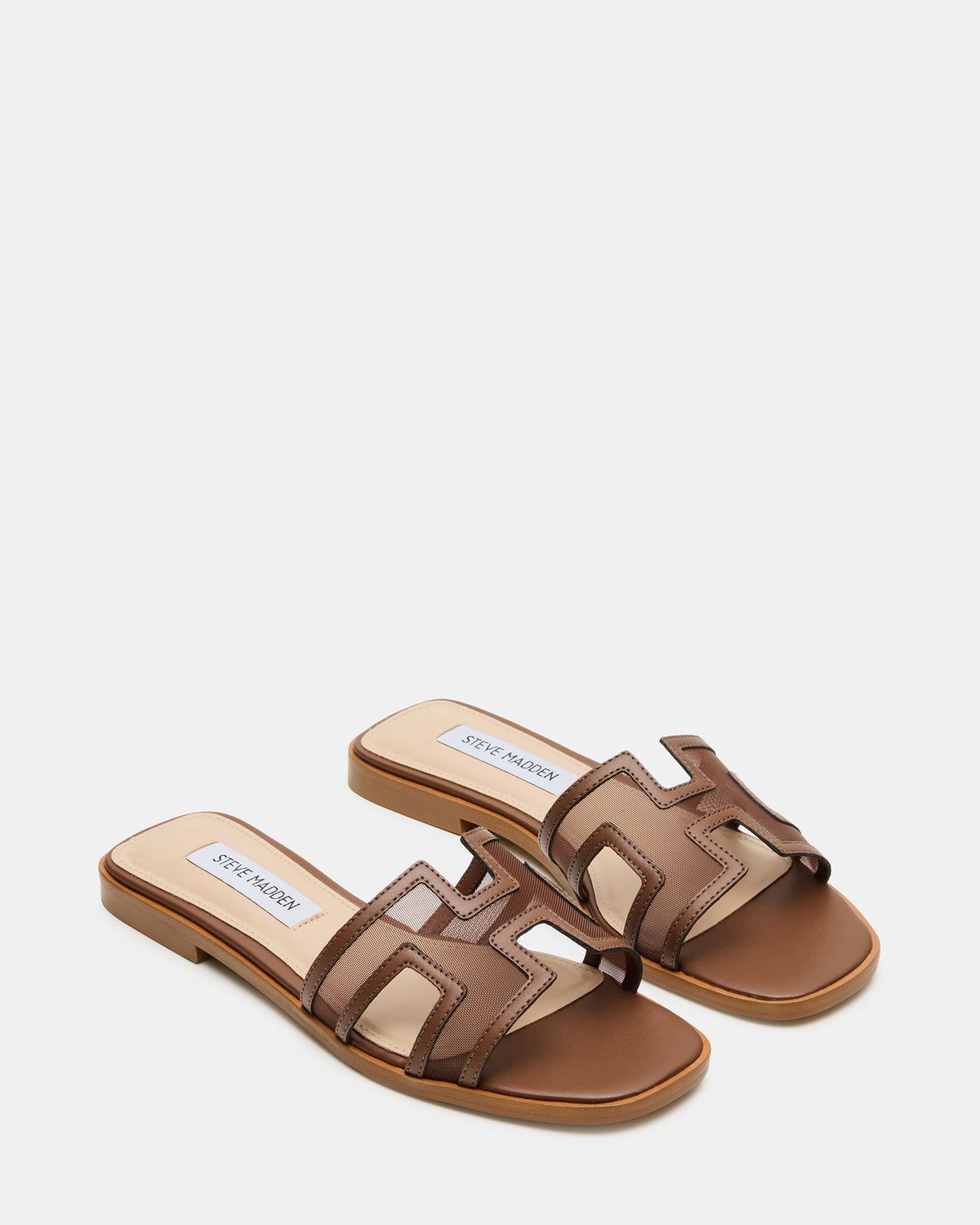 HADYN Mesh Brown Women's Designer Sandal - Steve Madden