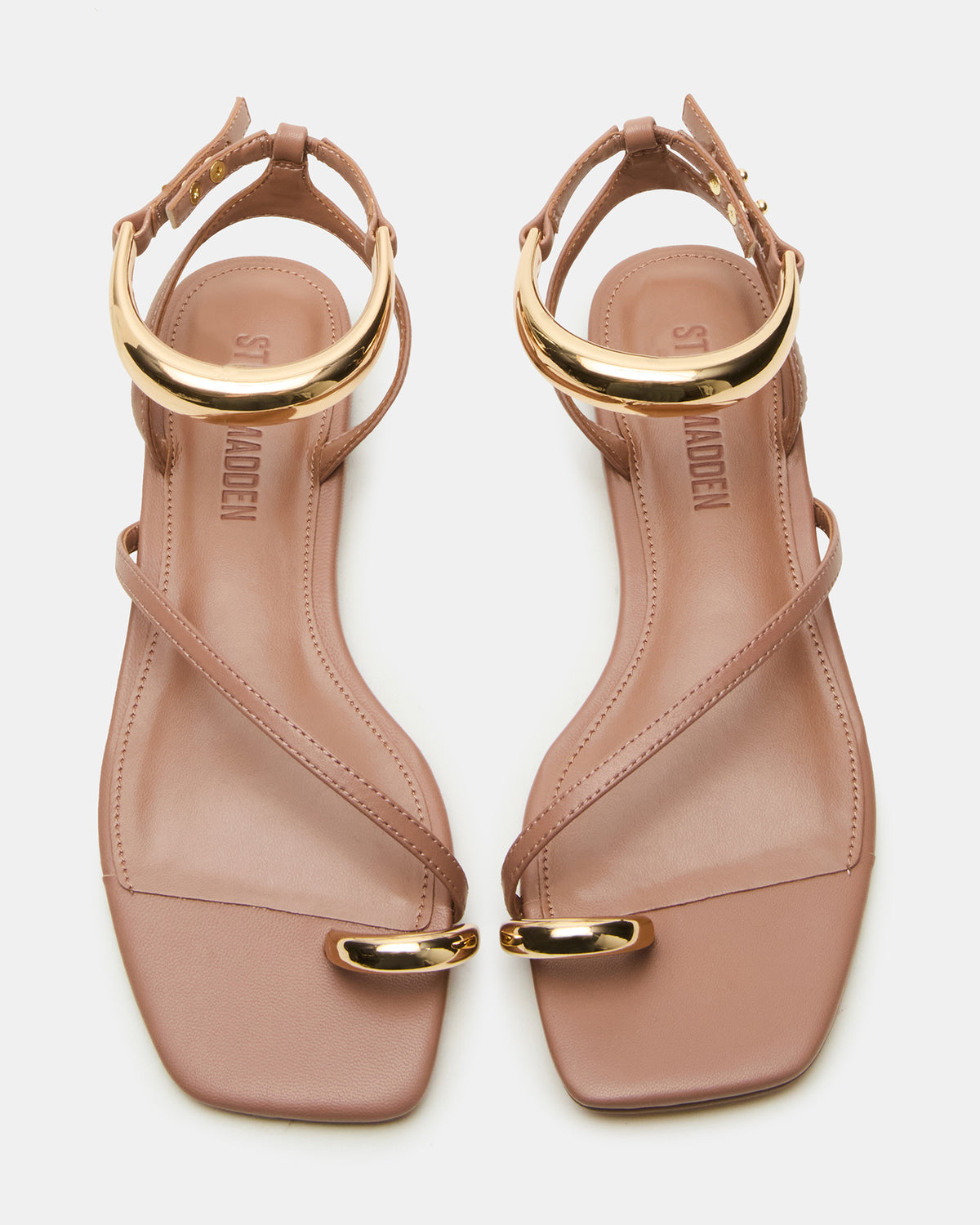ODYSSEY Mocha Strappy Square-Toe Women Sandal - Steve Madden