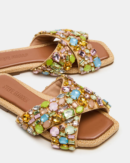 LEVITY Multi Square-Toe Slide Women's Sandal - Steve Madden