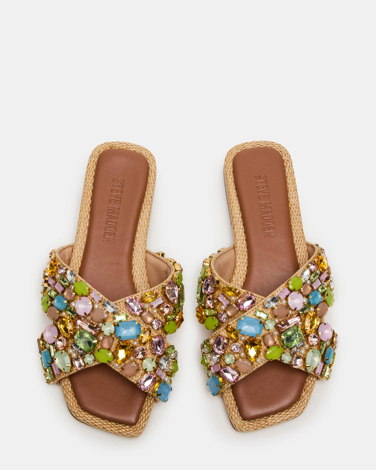 LEVITY Multi Square-Toe Slide Women's Sandal - Steve Madden