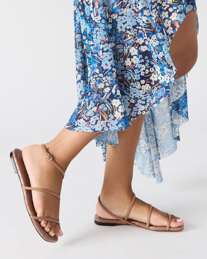 TANGO Mocha Square-Toe Strappy Women's Sandal - Steve Madden