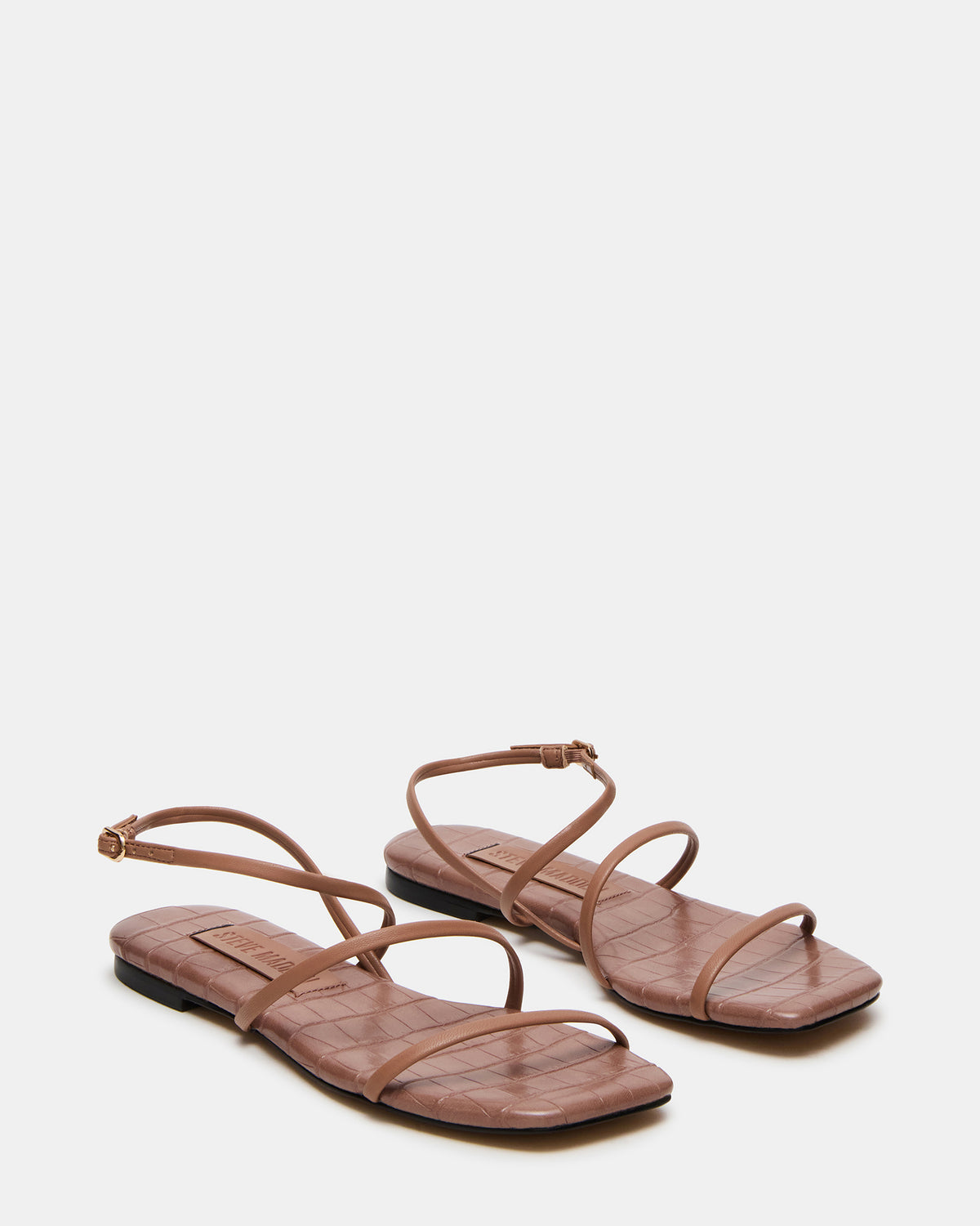 TANGO Mocha Square-Toe Strappy Women's Sandal - Steve Madden