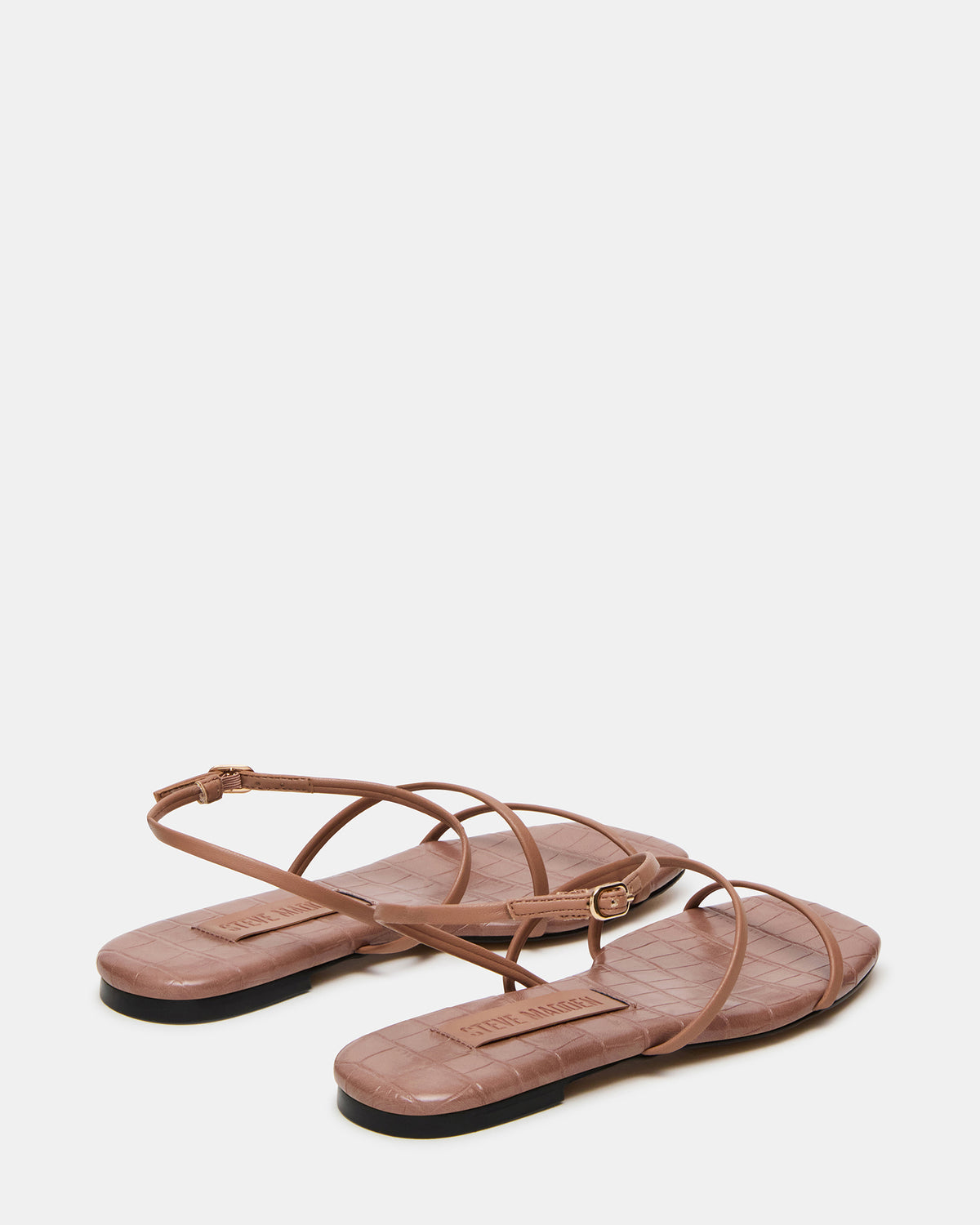 TANGO Mocha Square-Toe Strappy Women's Sandal - Steve Madden
