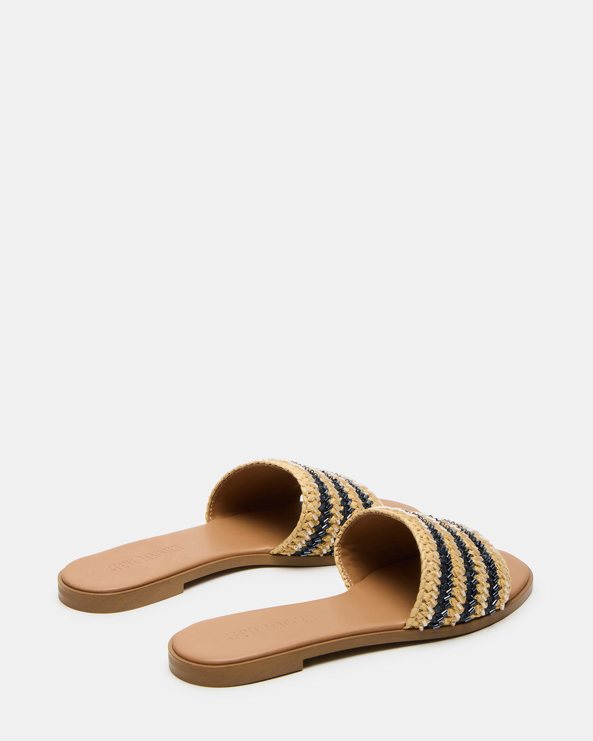 KOOPER Navy Multi Slide Sandal | Women's Sandals - Steve Madden