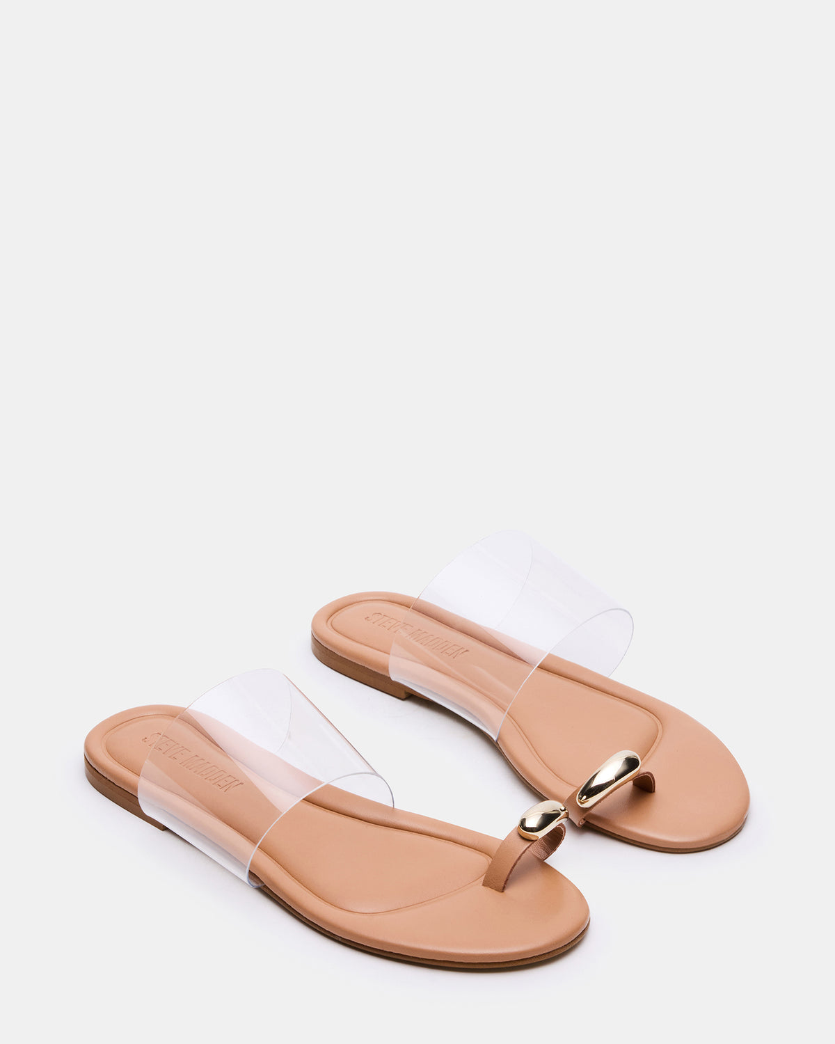 DECADENT Clear Rounded-Toe Slide Women's Sandal - Steve Madden