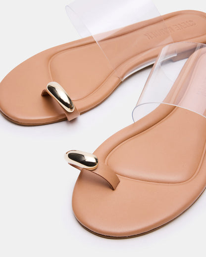 DECADENT Clear Rounded-Toe Slide Women's Sandal - Steve Madden