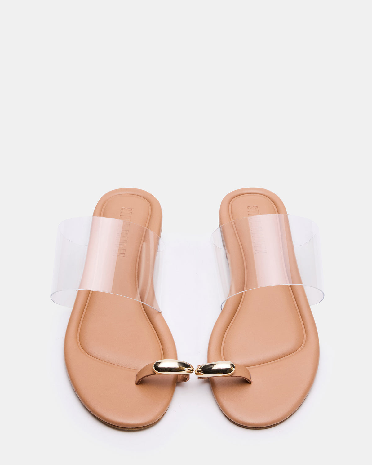 DECADENT Clear Rounded-Toe Slide Women's Sandal - Steve Madden