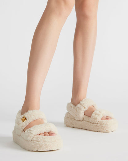 BIGMONA Fur Natural Women's Platform Sandal - Steve Madden