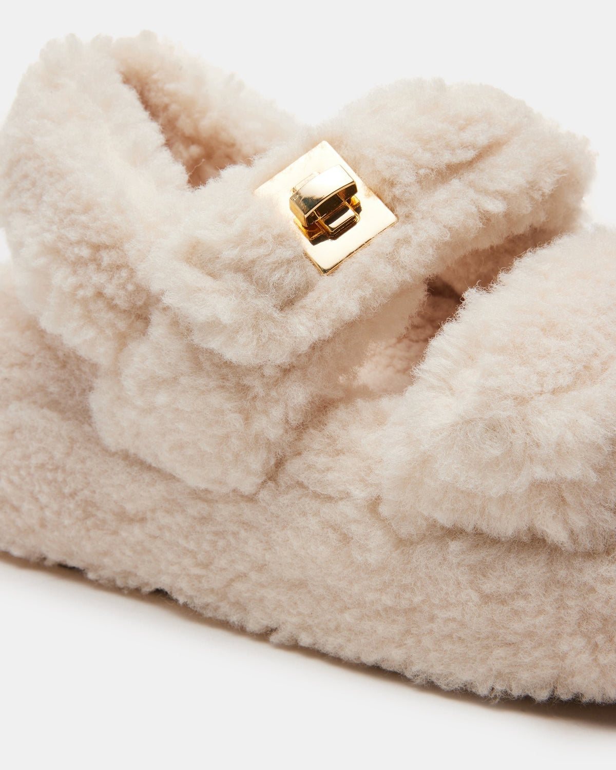 BIGMONA Fur Natural Women's Platform Sandal - Steve Madden