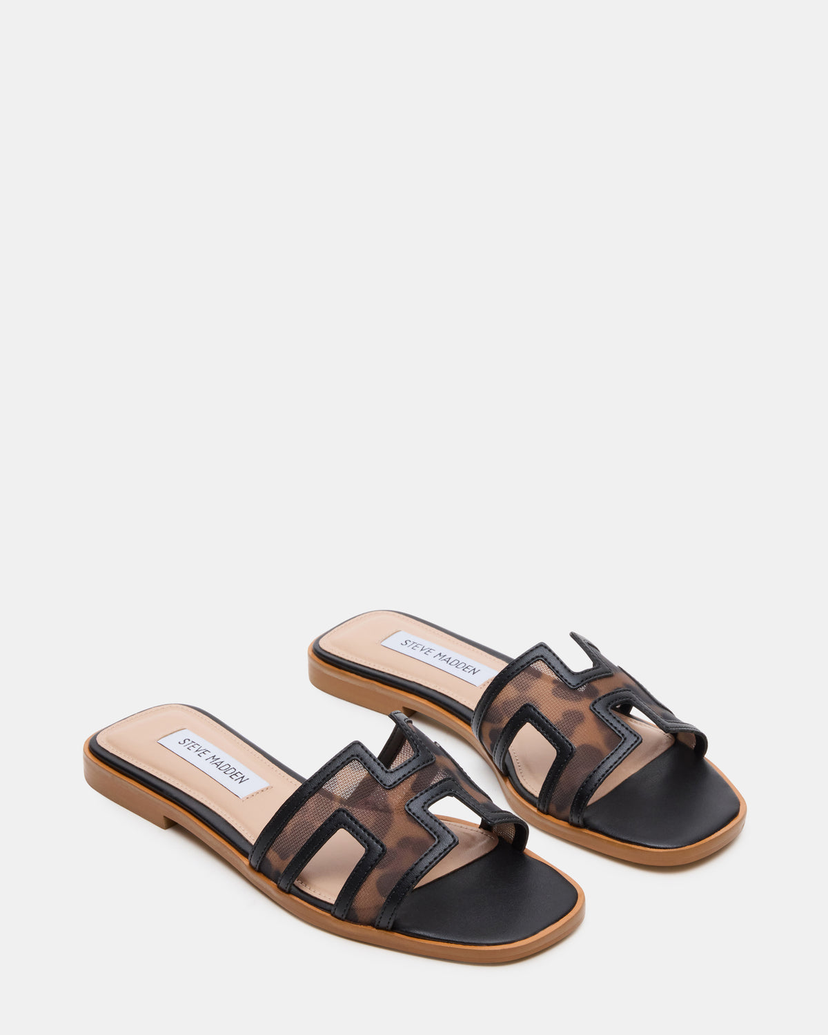 HADYN Mesh Leopard Women's Designer Sandal - Steve Madden