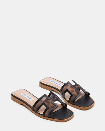 HADYN Mesh Leopard Women's Designer Sandal - Steve Madden