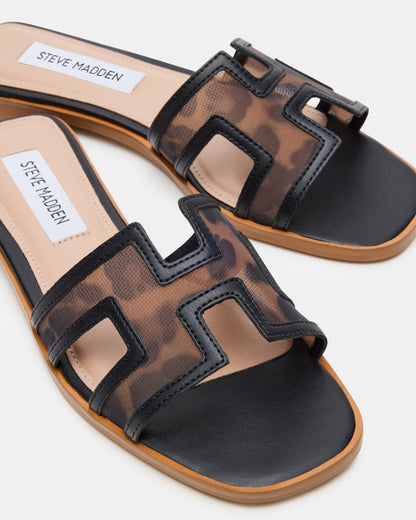 HADYN Mesh Leopard Women's Designer Sandal - Steve Madden