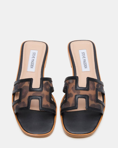 HADYN Mesh Leopard Women's Designer Sandal - Steve Madden