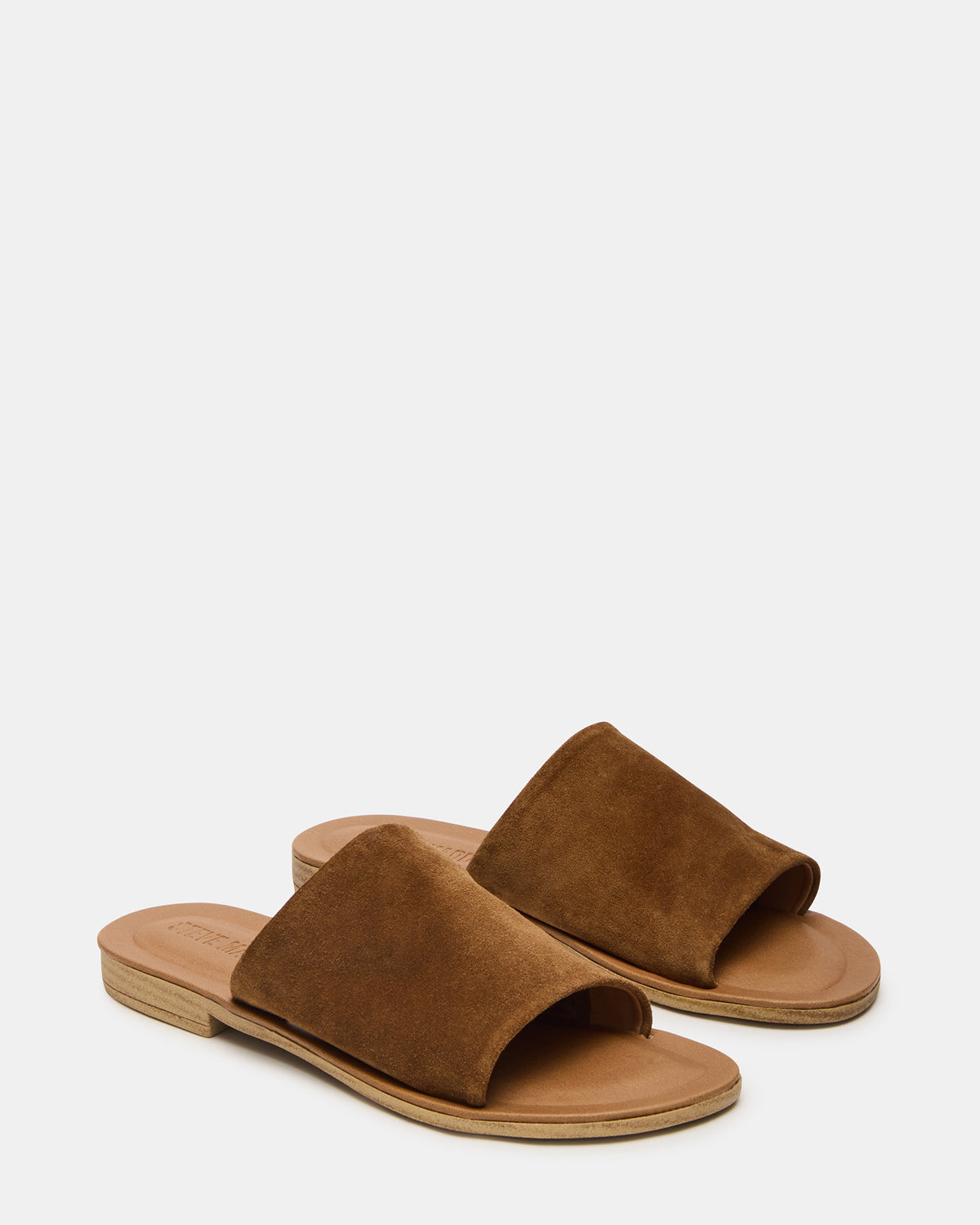 KIPP Chestnut Suede Slide Women's Sandal - Steve Madden