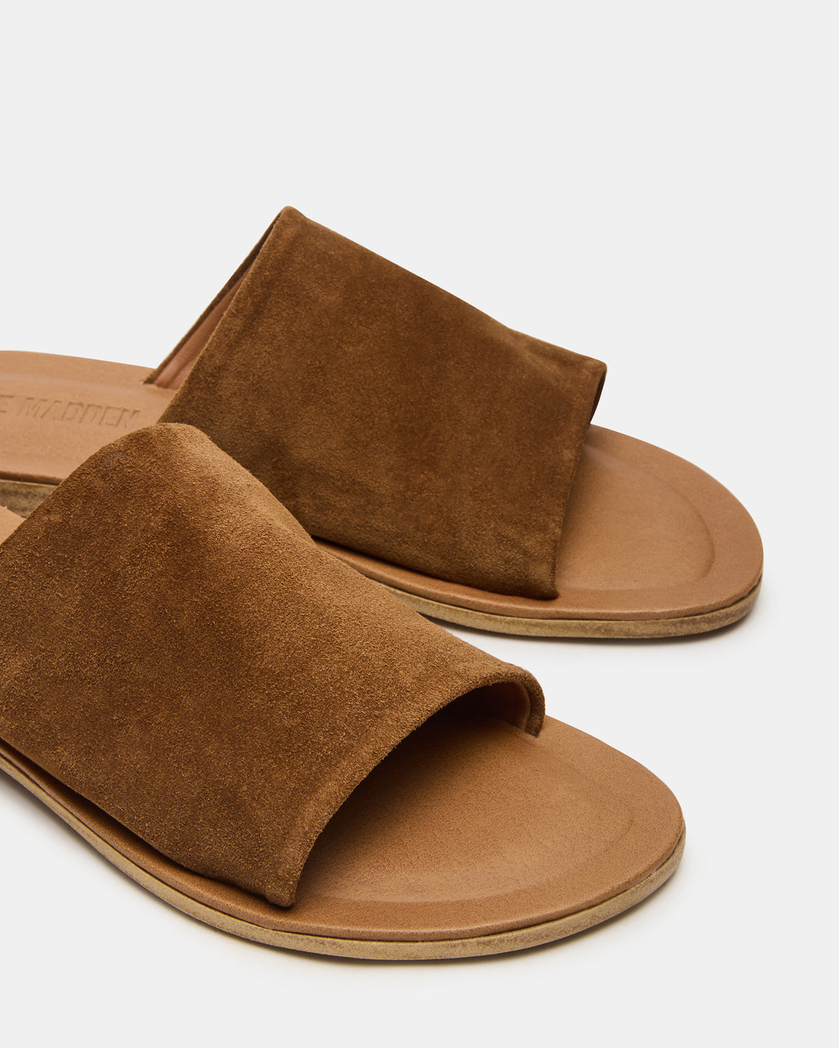 KIPP Chestnut Suede Slide Women's Sandal - Steve Madden