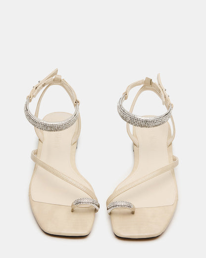 ODYSSEY-R Bone Crocodile Strappy Square-Toe Women Sandal - Steve Madden
