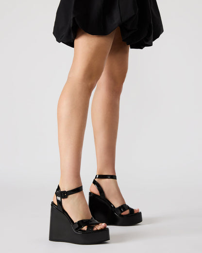 PINNACLE Camel Patent Women's Platform Wedge Sandal - Steve Madden