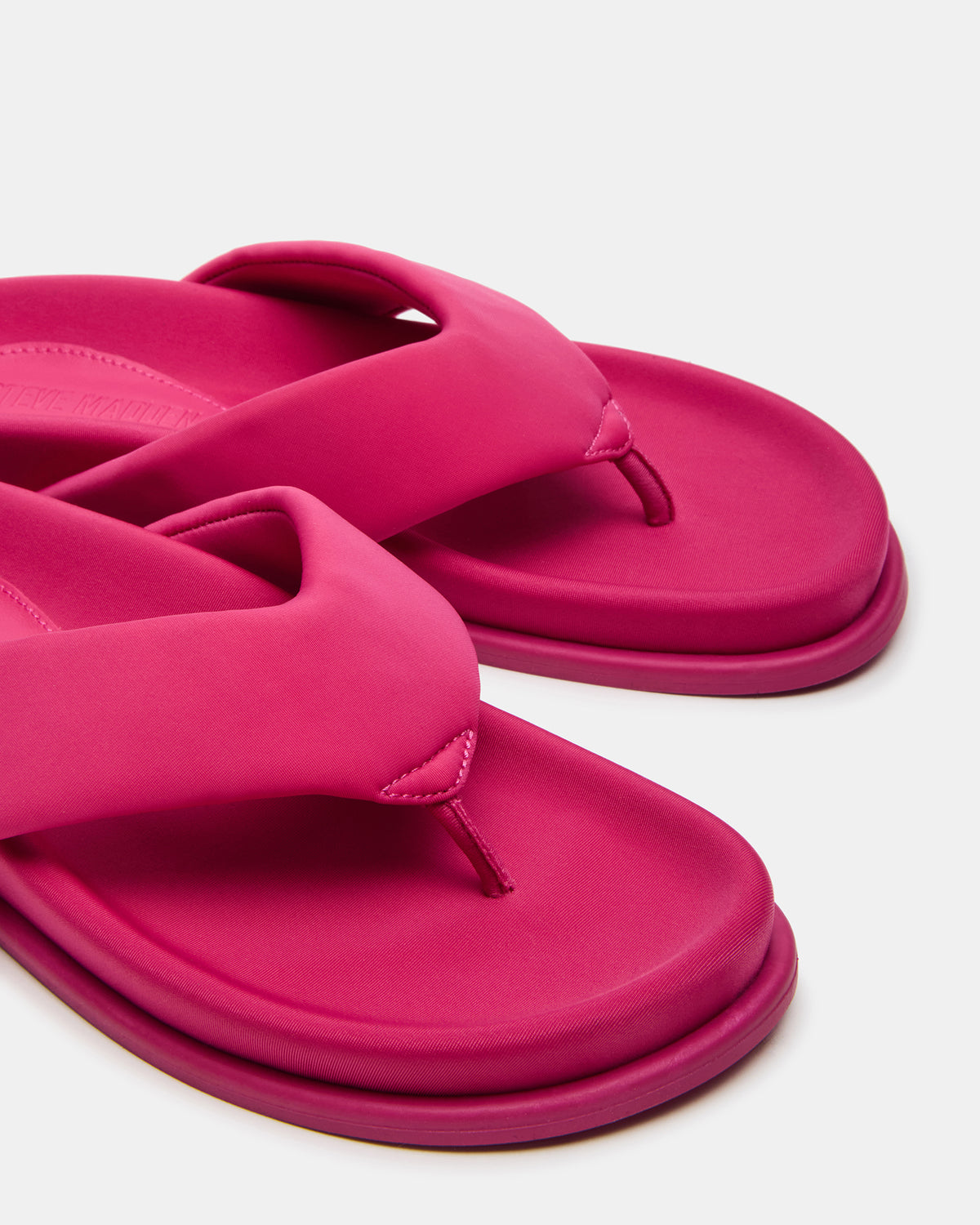 ZINNIA Pink Women's Thong Footbed Sandal - Steve Madden