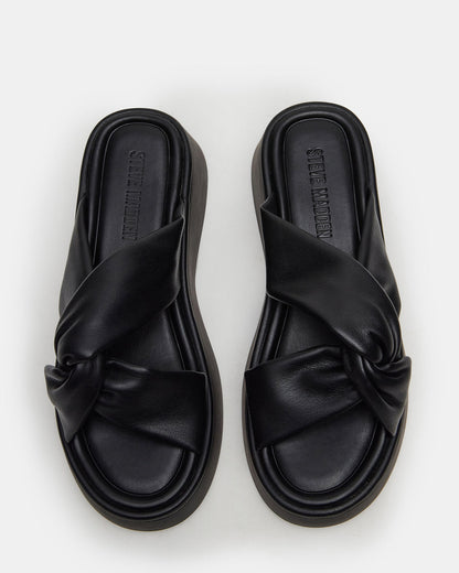 CYRIX Black Women's Platform Slide Sandal - Steve Madden