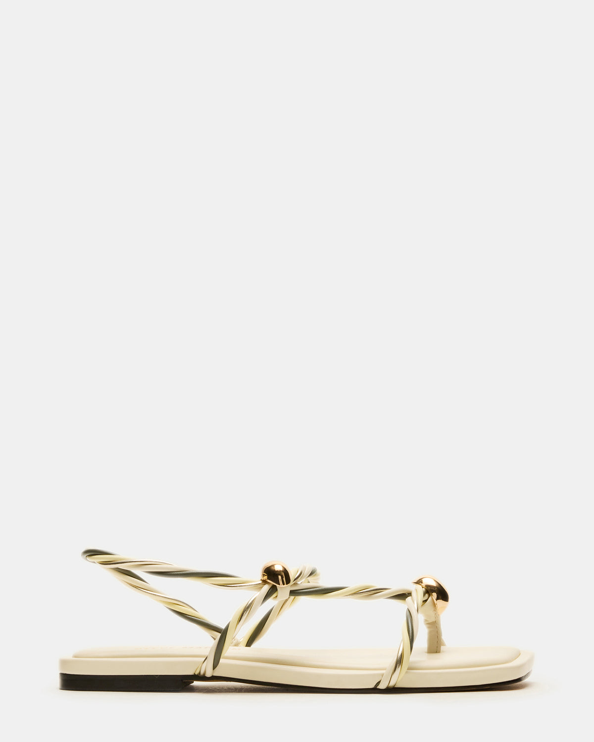 LOCO Bone Multi Women's Strappy Square Toe Sandal - Steve Madden