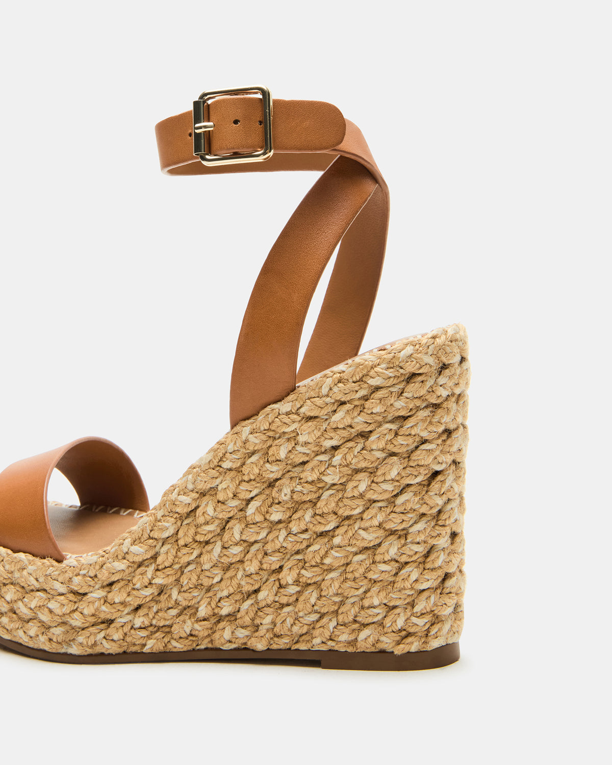 COSMO Tan Leather Rattia Women's Platform Wedge - Steve Madden