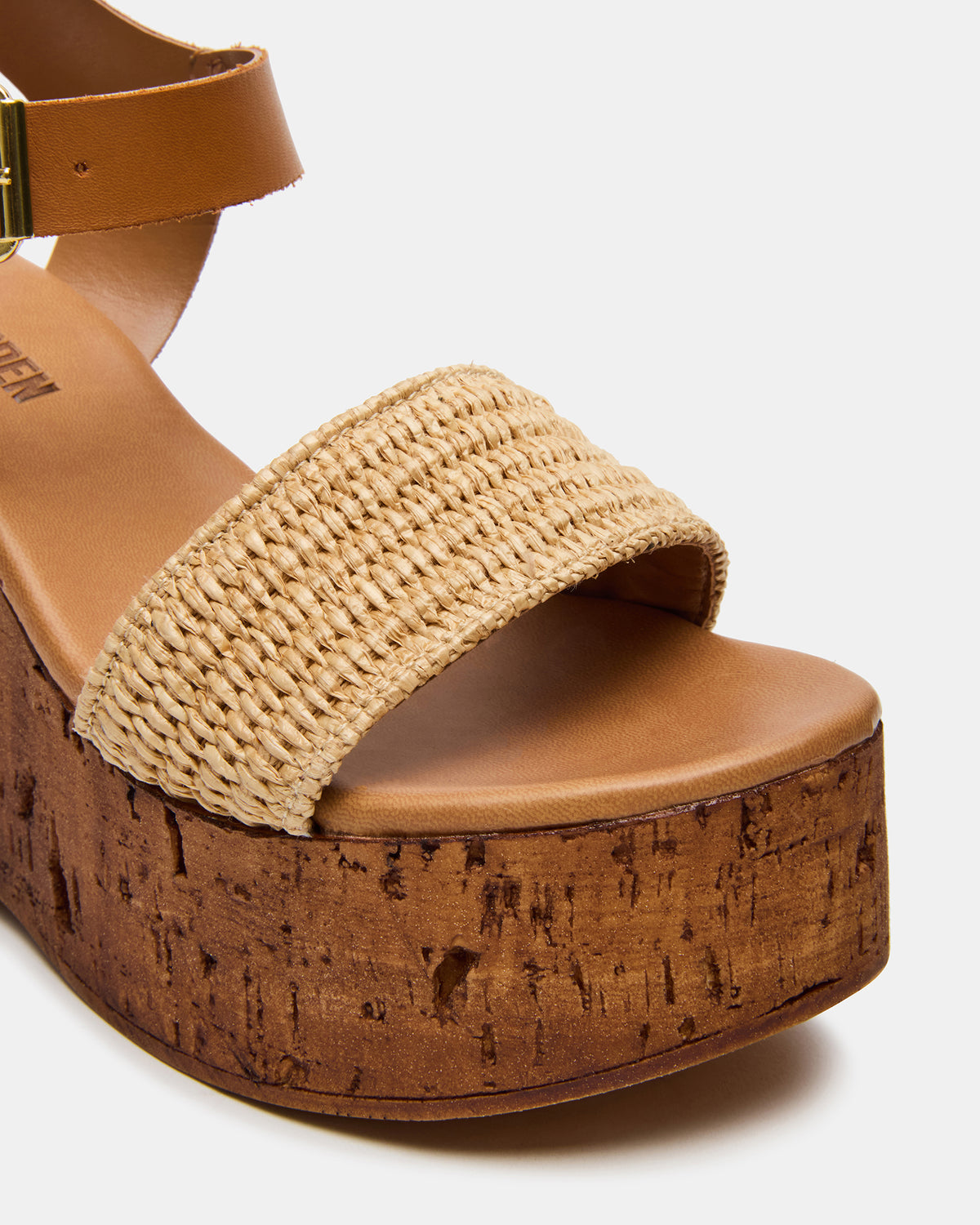 CABERNET Raffia Women's Platform Wedge Sandal - Steve Madden
