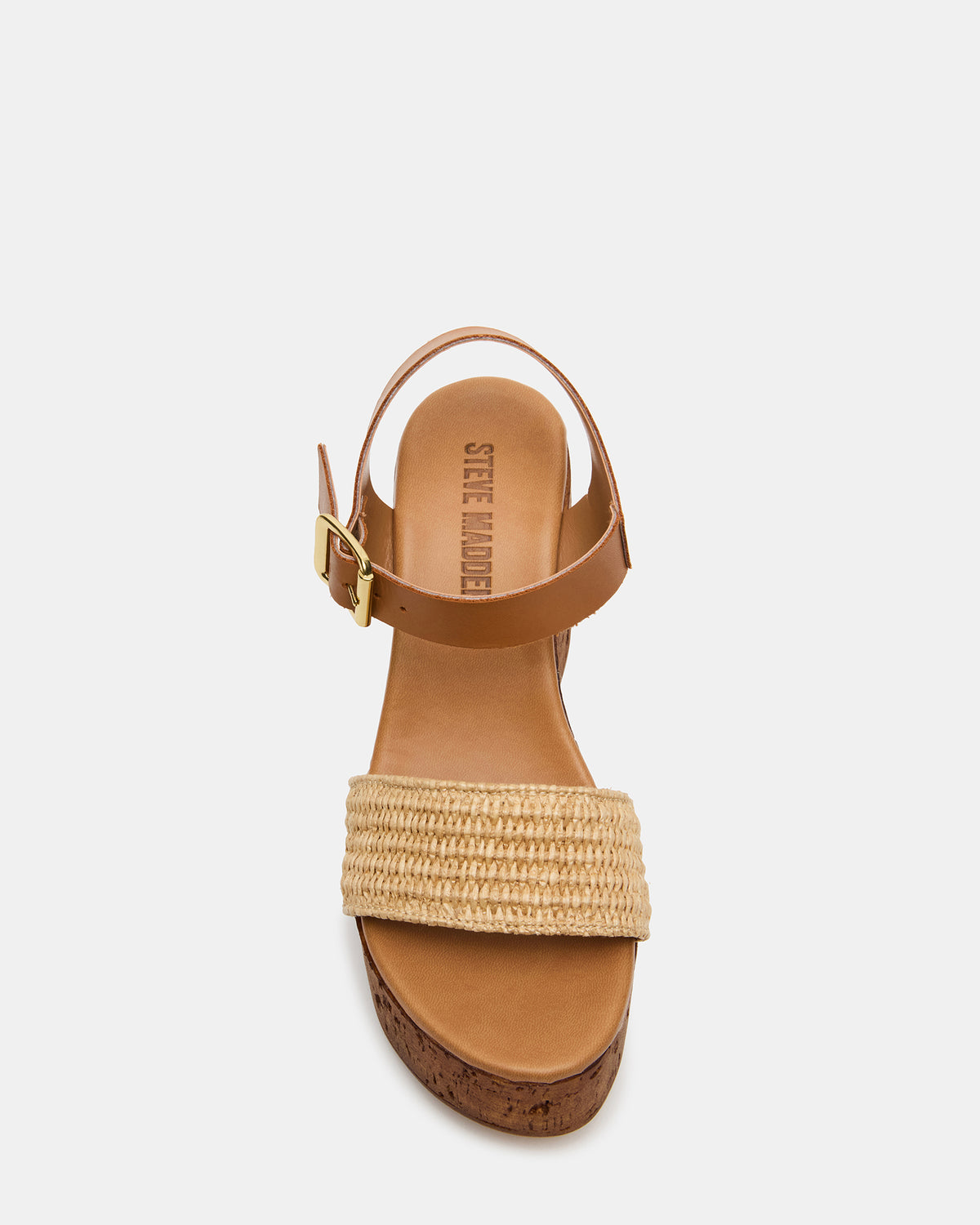 CABERNET Raffia Women's Platform Wedge Sandal - Steve Madden